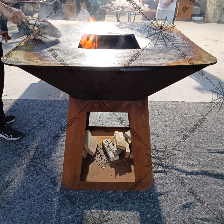 Unique Folding Products Corten Grill BBQ