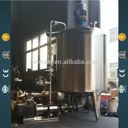 inline hydrogenated castor oil chemical mixing reactor