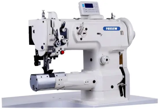 Cylinder Bed Compound Feed Lockstitch Sewing Machine with Side Cutter