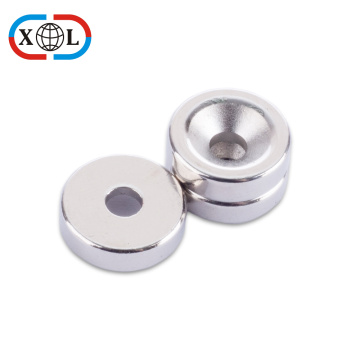 Professional sintered ndfeb magnet with drilling hole