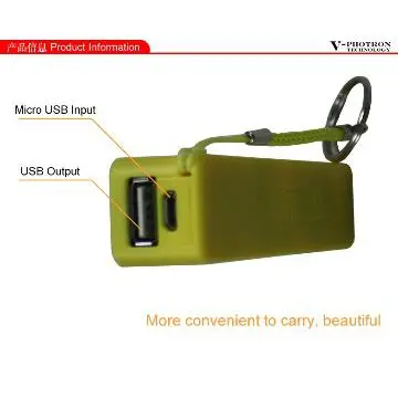 18650 battery  2600 mah mobile power bank