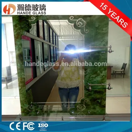 crystal bathroom mirror