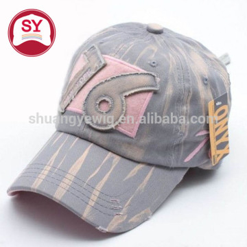 promotional multi color custom applique baseball cap