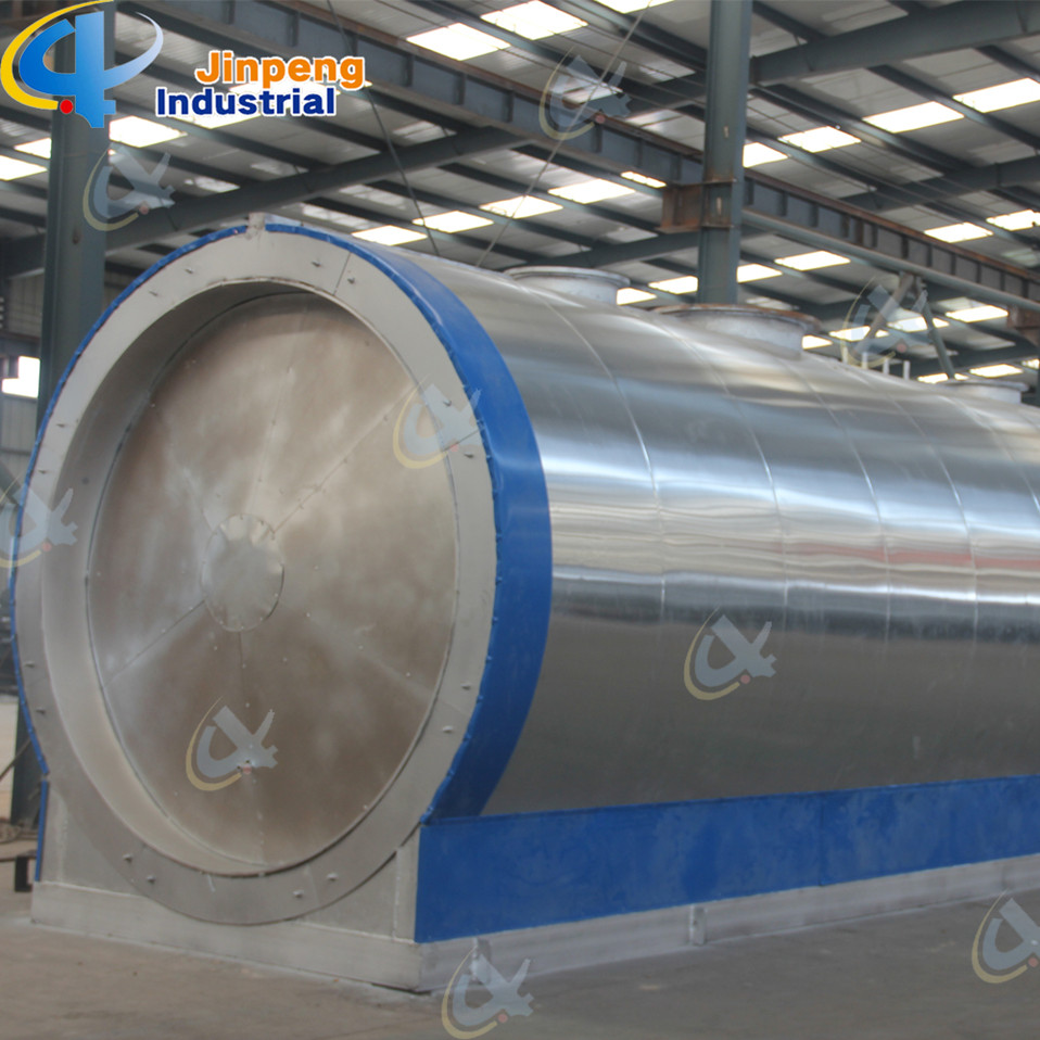 Waste Tire Pyrolysis Oil Refining Distillation Plant