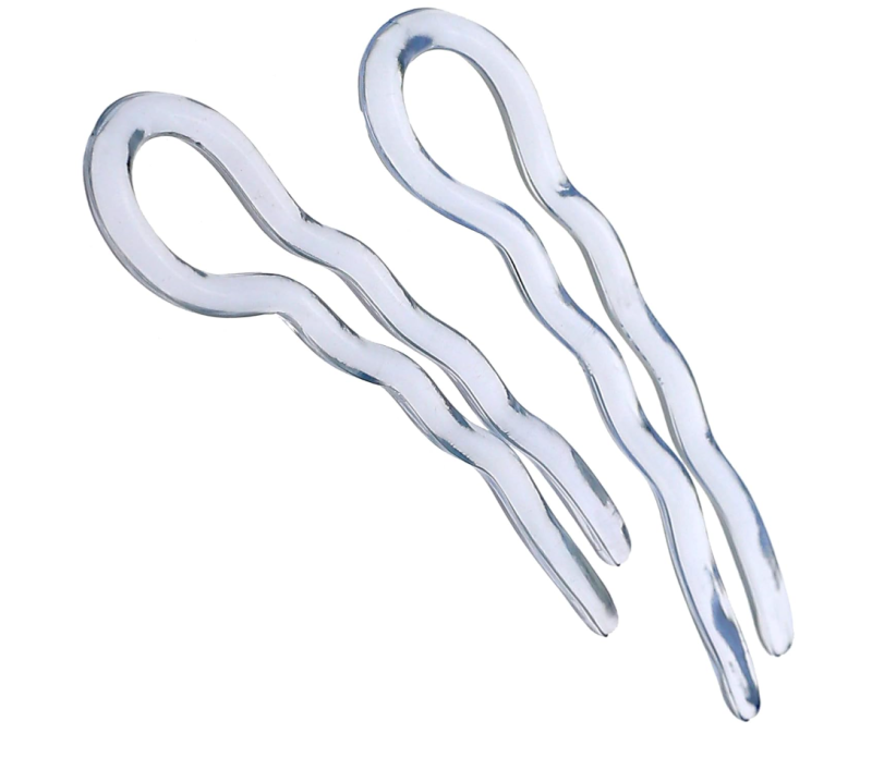 Elegant French Twist Hair Fork with Durable U-Shaped Clips