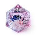 One Pink D20 with Blue Eye