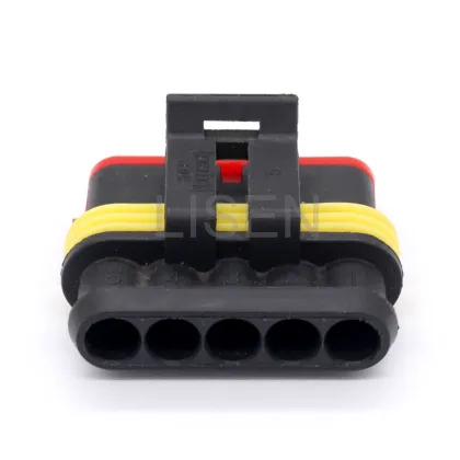 TE Connectivity Tyco Amp Superseal 1.5 Series 5 Pin Female Plastic Cable Connectors - 282089-1