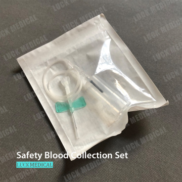 Conjunto de coleta de sangue de segurança de vacutainer