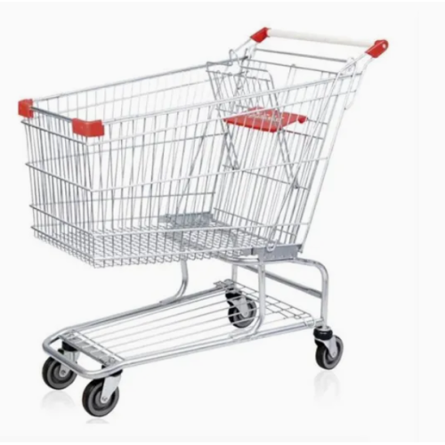 Asian Metal Shopping Trolley for Supermarket