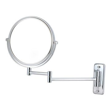 Extending double side wall mounted shaving mirror