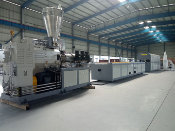 WPC decking floor profiles Extrusion Line
