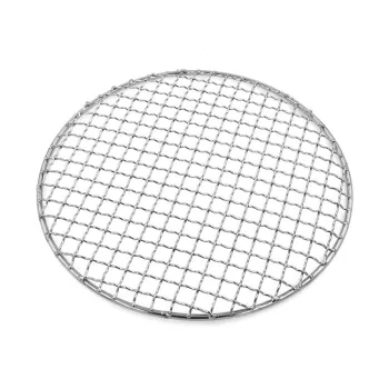 Stainless Steel Circular BBQ Wire Rack for Outdoor Camping and Barbecues