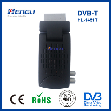best price mini scart set top box decoder MPEG4 H.264 DVB T