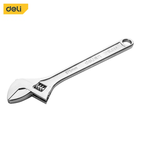 Deli EDL015A tools aluminium alloy 15 inch installation universal adjustable wrench spanner
