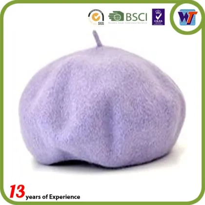Wool beret french fashion women beret cap solid color beret hats