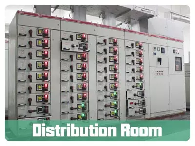 distribution room used energy meter