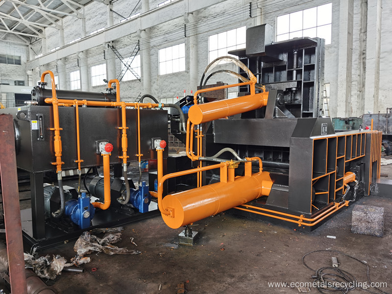 Hydraulic Waste Cooper Aluminum Steel Recycling Metal Baler