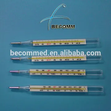 medical Medium size glass clinical thermometer/mercury thermometer