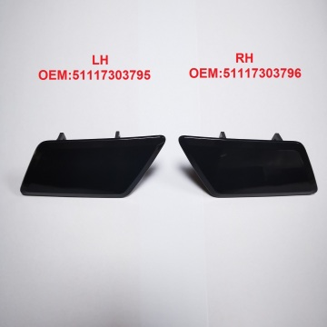 Headlamp Washer COVER X1 E84 2009-2012 OEM 51117303795&51117303796 SL-01007-1" 

This title seems comprehensive and includes all the key details needed for identification. However, if you need a more concise version, you might consider:

"OEM Headlamp Was