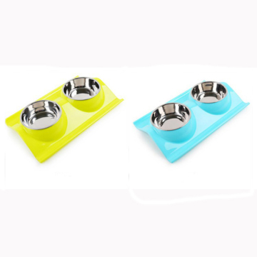 Bowl Anjing Anjing Mangkuk plastik Binatang Anjing