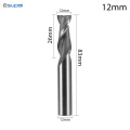 HSS 2 Flute End Mill Router Bit para madera