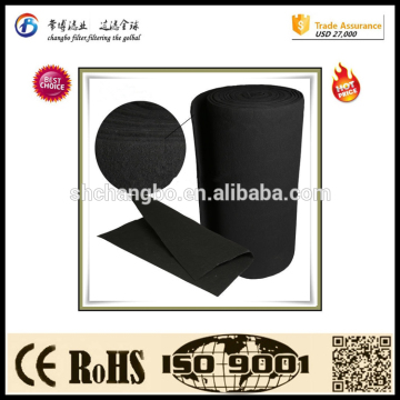 activated carbon fiber filter/activated carbon filter foam