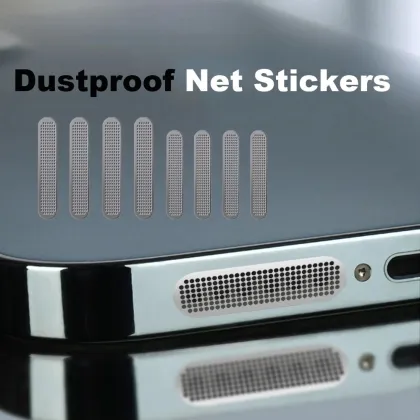 Anti-Dust Mesh Stickers for Speakers - Compatible with Apple, Samsung, Huawei, Vivo, Redmi
