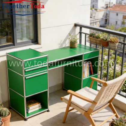 Modern Metal Modular Storage Cabinets for Living Room and Family Apartments