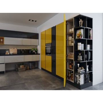 Armário de cozinha de estilo minimalista moderno