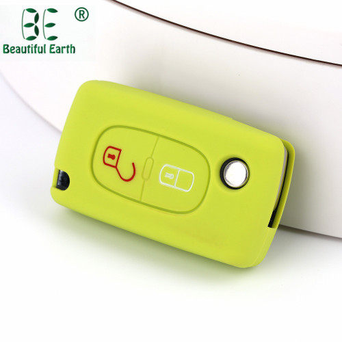Silicone Peugeot 407 Key Cover For Car