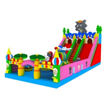 Outdoor Amusement Park Inflatables: Large Bouncy House with Mall Commercial Style, Animal Patterns, and Castle Slide for Hot Sales