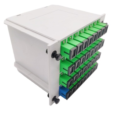 1x32 LGX Box Optical Fiber PLC Splitter for FTTH, CATV, and PON Applications