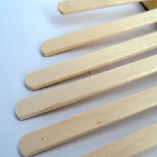 Manufacture Birch Wooden Ice Cream Tasting Spoons