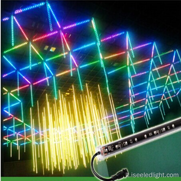 Programuojamas DMX LED vertikalus 3D vamzdžio diskotekas