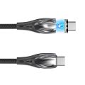 66W magnetische 3-in-1 Type-C en micro USB-kabel