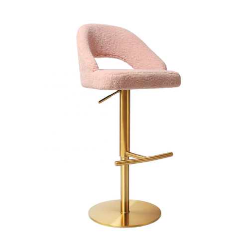 Altura ajustable Toturapia de barras Moderna silla de oro Barstool de acero inoxidable muebles para el hogar muebles de comedor contemporáneos