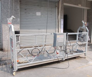 7.5m Zlp800 Steel Aerial Lifting Rope Suspended Window Cleaning Platform