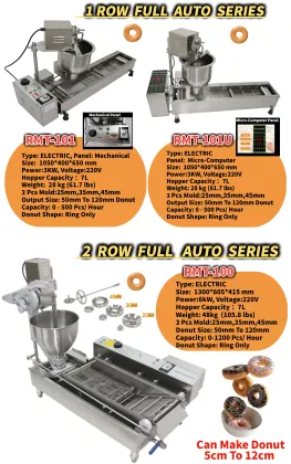 Professional Belt Gas Fryer Machine for Berliner Donuts with Deep Oil Fryer