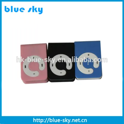 Hot selling mini clip popular cheap mp3 players