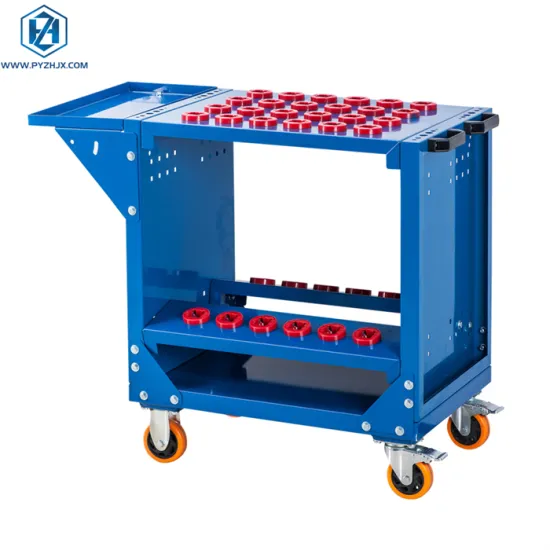 Mechanical Workshop Tools Cart: Trolley with Wheels for Toolbox Organization