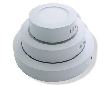 12W Surface Mounted LED Round Panel Lights