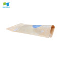 Custom printed kraft paper food pouches packaging with window