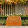 Square Water Table Corten Steel