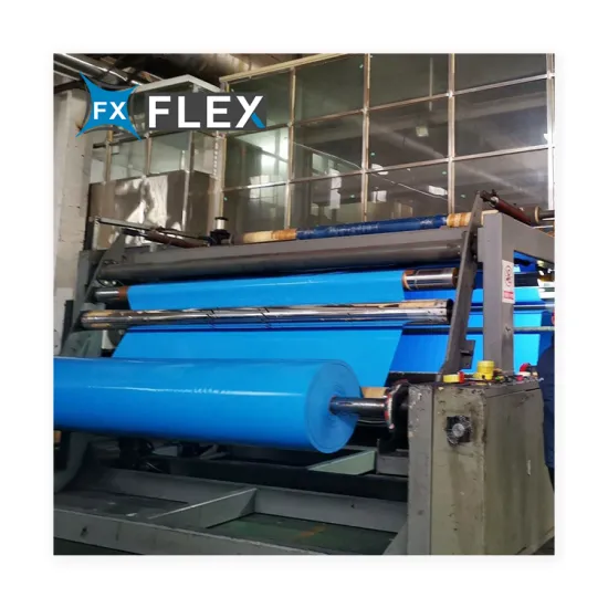 PVC Tarpaulin Polyester FLFX 600Gsm Waterproof Outdoor Tarp Rolls