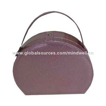 PVC Vanity case, made of PVC and satin