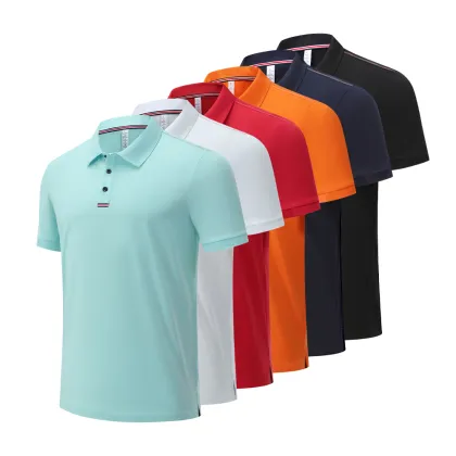 Custom Logo Men Polo Shirt for Business Casual