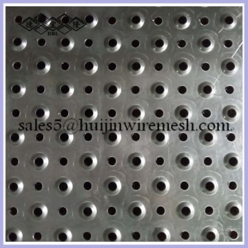 dimpled hole perforated metal /crocodile hole antiskid grating