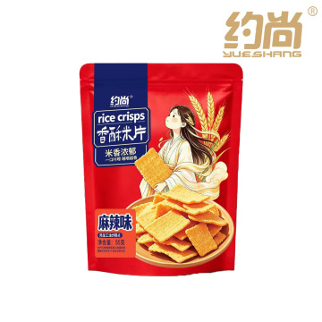Knusprige Reiscracker mit würzigem Geschmack, 55-g-Packung