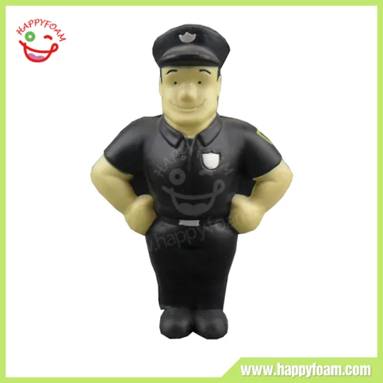 PU Foam Ball Cool Custom Policeman Stress Balls for Promotional Gifts