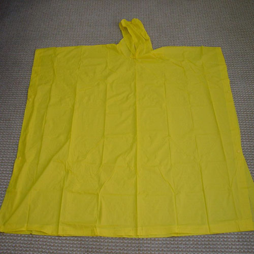 Προσαρμοσμένο αδιάβροχο PVC Rain Poncho